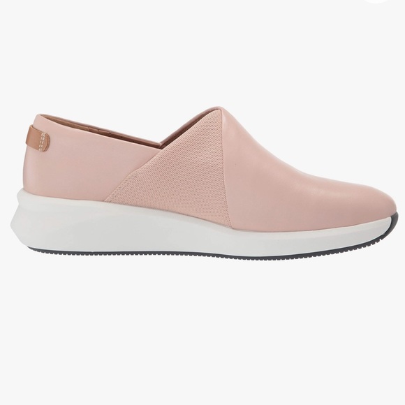 Clarks Shoes - Clarks Women’s Un Rio Rise Loafer - Blush Leather - Unstructured by Clark’s